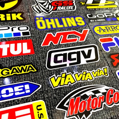 Adesivi sponsor motogp - adesivi,