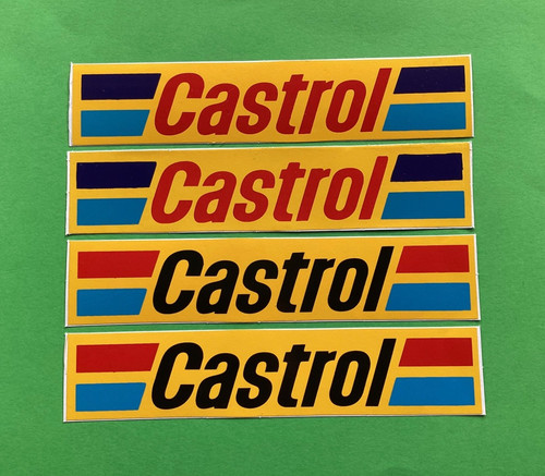 Adesivi castrol olio motore - adesivi,