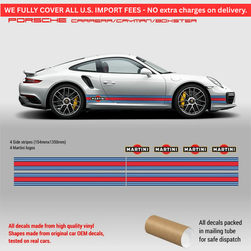 Martini racing side stripes - racing,