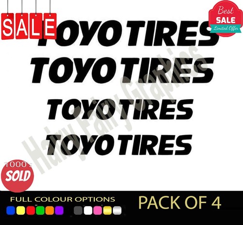 Toyo tires vinile adesivo - tires,