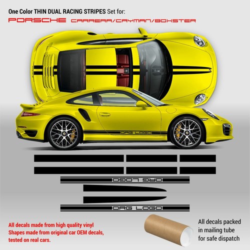 Thin dual racing stripes kit - dual,