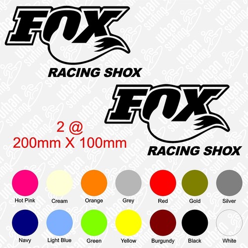 Adesivo fox racing - shox, @