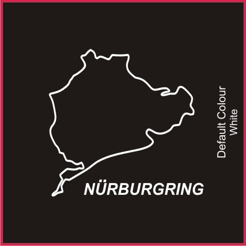 Adesivo originale nurburgring - adesivo,