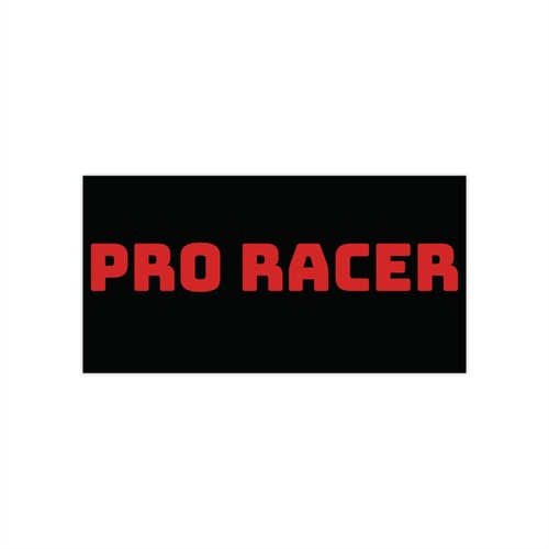 Adesivo paraurti pro racer - adesivo,
