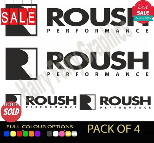 Roush adesivo vinile - 4x,