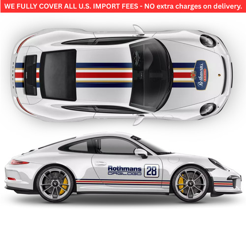 Rothmans racing stripes set - racing,